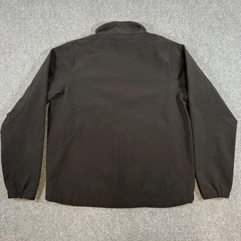 Black Diamond Jacket Mens Medium Black Soft Shell Full‎ Zip Fleece Lined Coat - Picture 3 of 12
